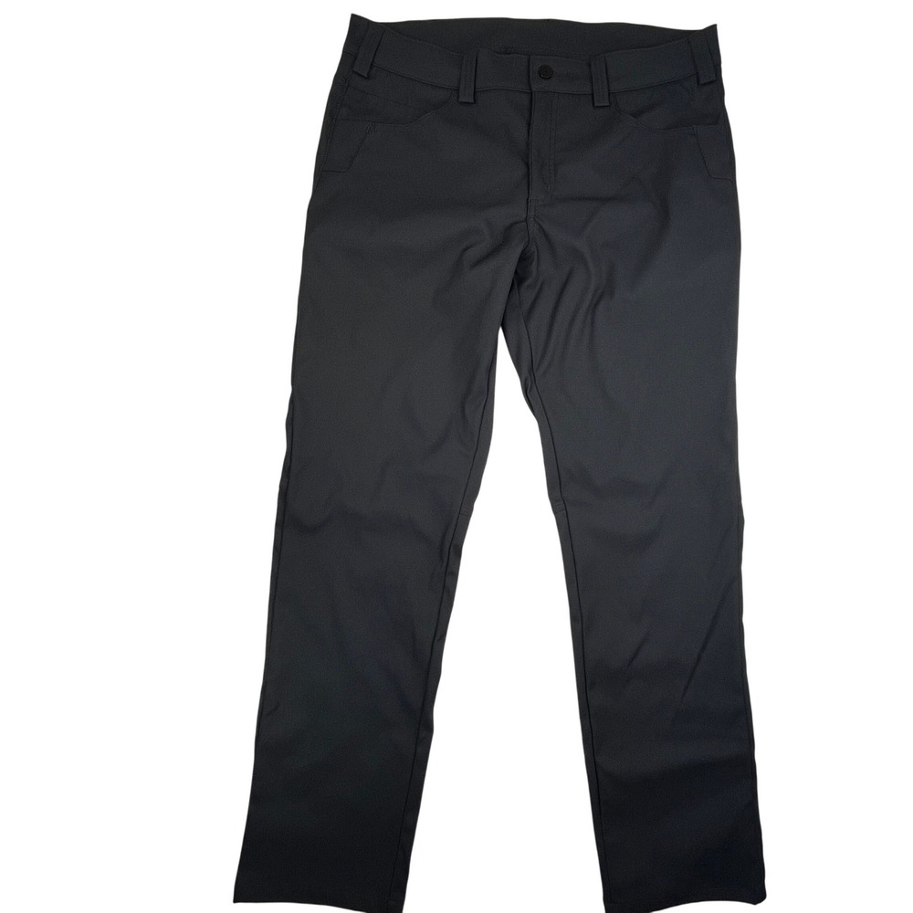 Truewerk Mens Edo Pant Black Technical Performance Workwear Utility Size 36x30.5